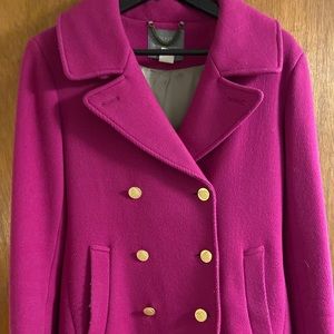 J. Crew stadium wool pea coat